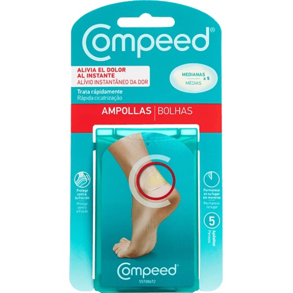 COMPEED AMPOLLAS T MED 5 U