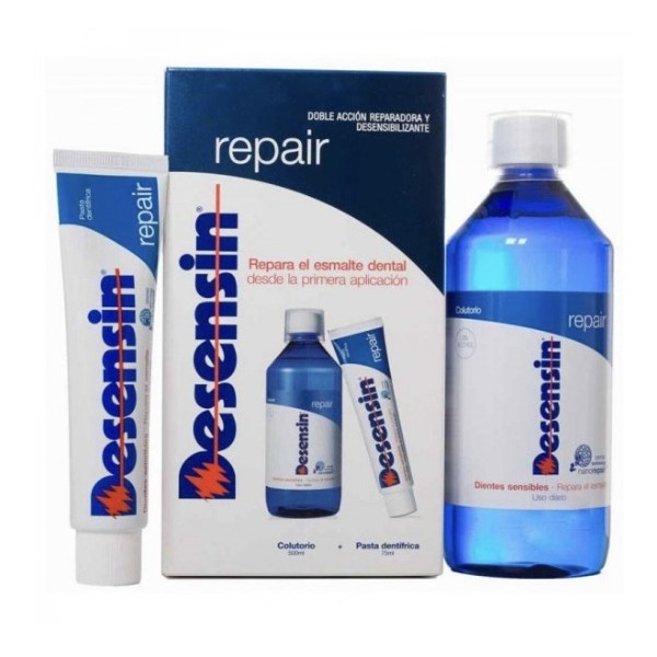 DESENSIN PACK REPAIR PASTA 75ML Y COLUTORIO 500ML
