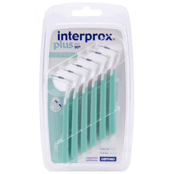 INTERPROX CEPILLO INTERDENTAL PLUS MICRO  6 U
