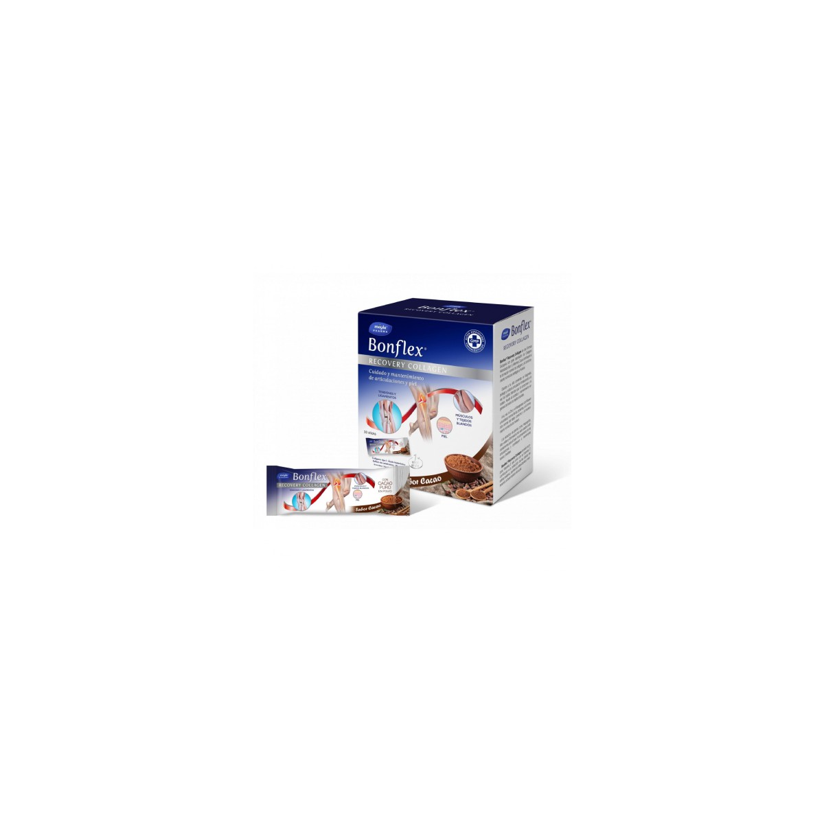 BONFLEX RECOVERY COLLAGEN CACAO 30 STICKS