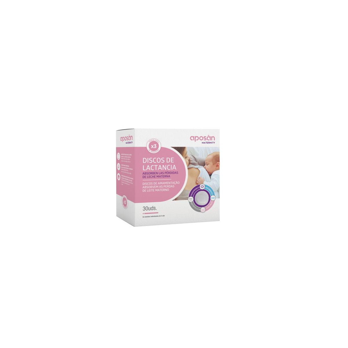 APOSAN DISCOS LACTANCIA 30U