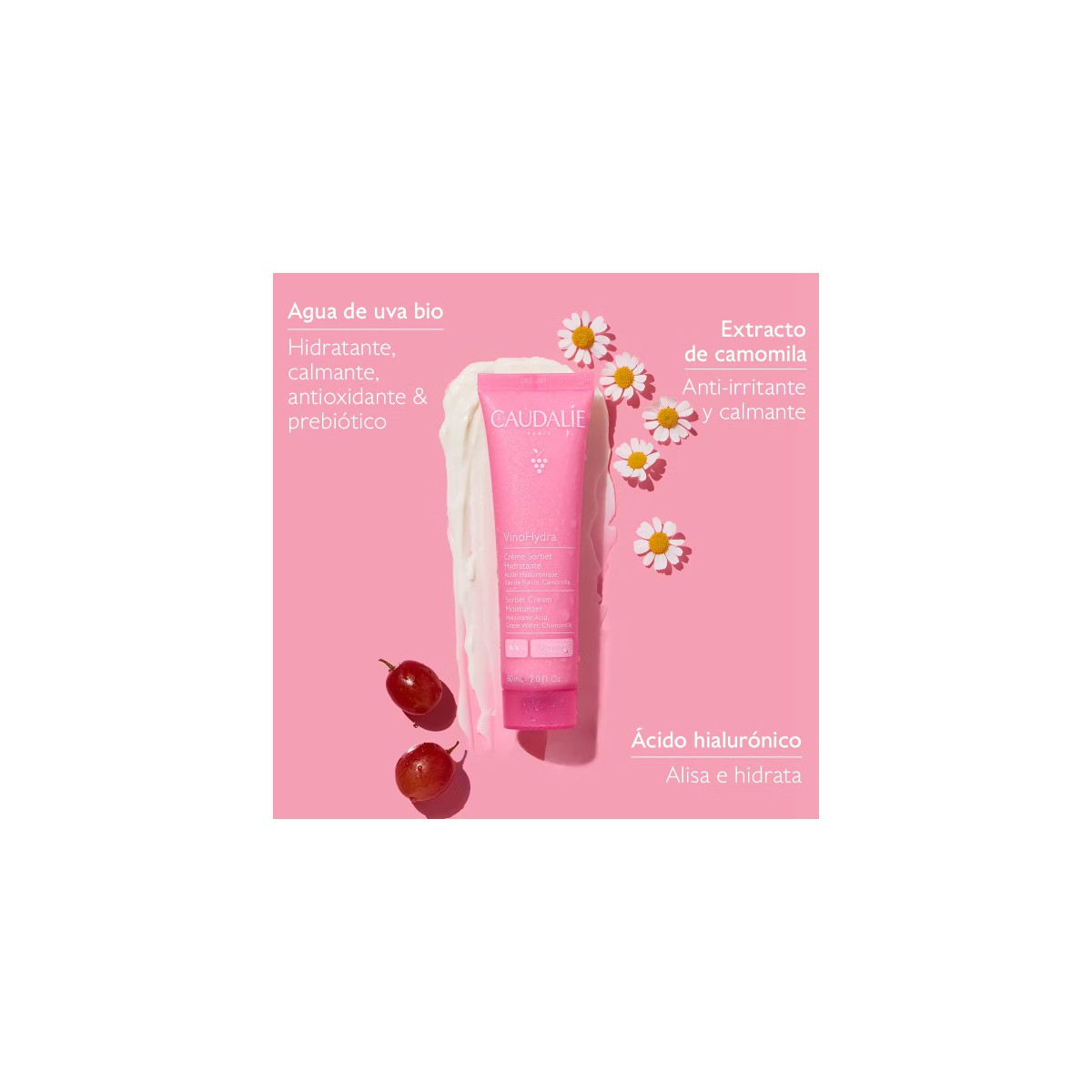 CAUDALIE VINOHYDRA CREMA SORBETE HIDRATANTE 60ML