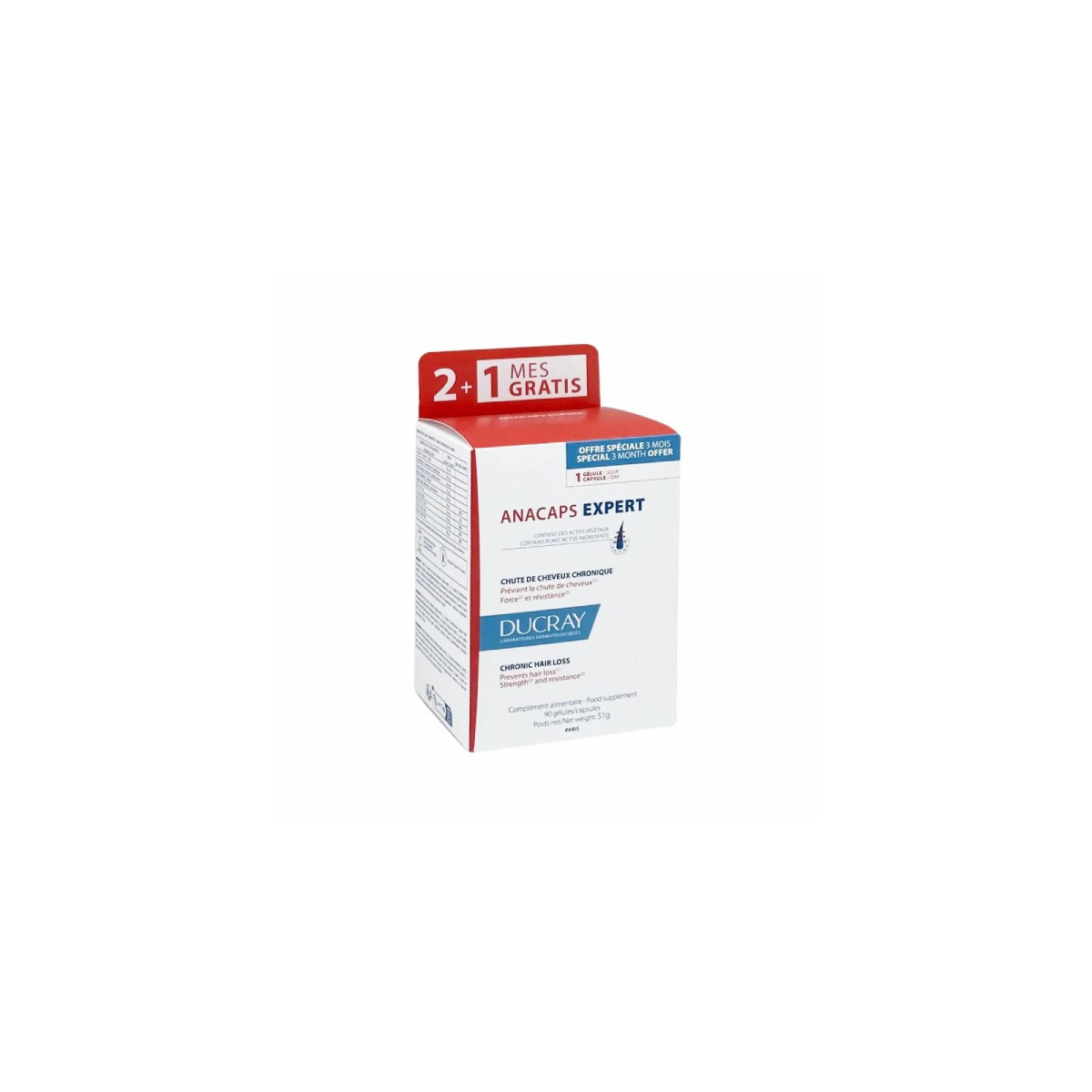 DUCRAY ANACAPS EXPERT 3x30 CAPSULAS