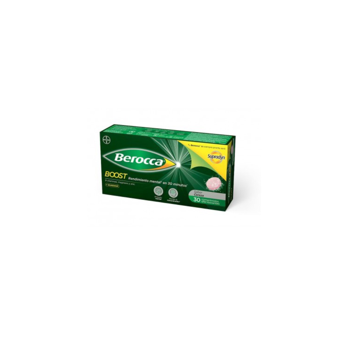 BEROCCA BOOST COMP EFERVESC 30 COMP