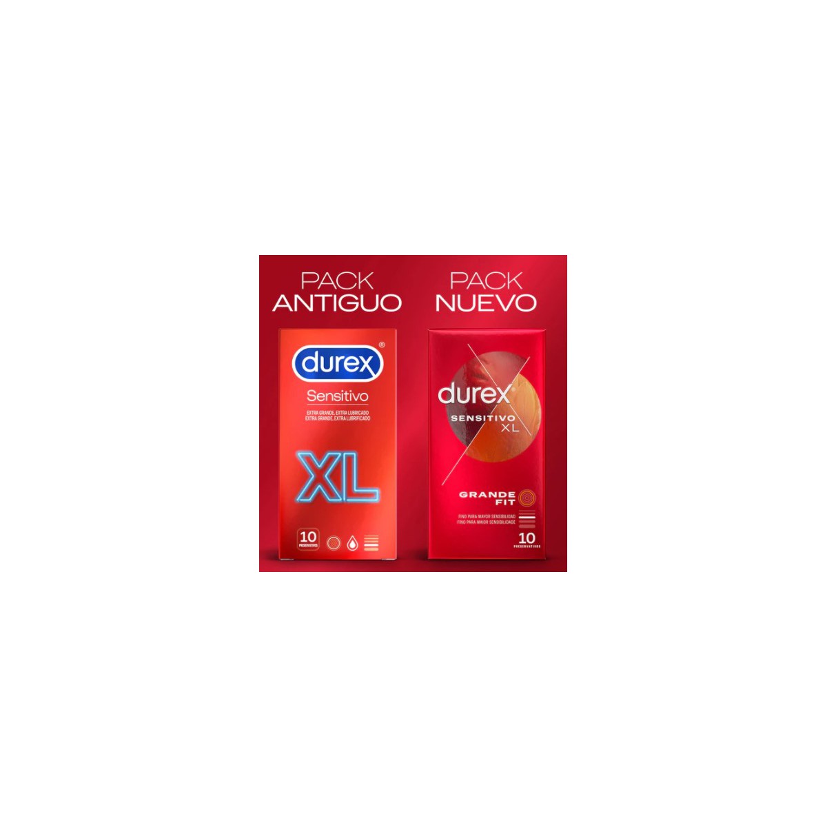 DUREX SENSITIVO XL 10 UNID