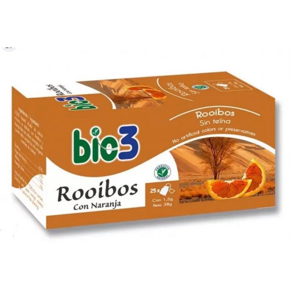 BIE3 ROOIBOS CON NARANJA 15 G 25 FILTROS