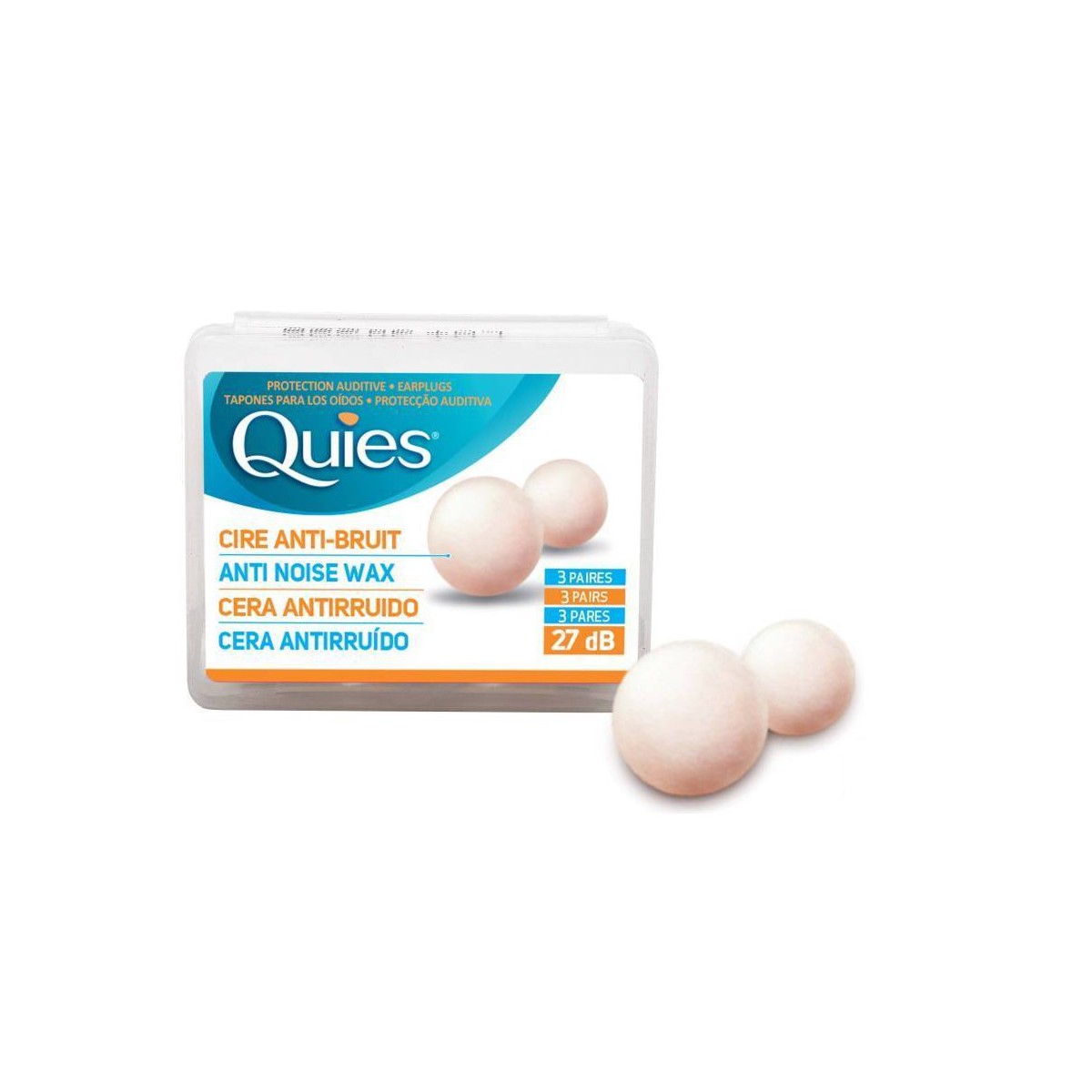 QUIES TAPON CERA 6 TAPONES
