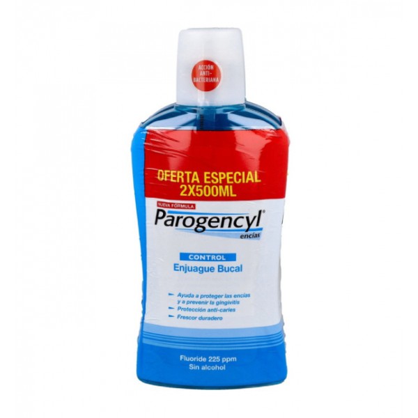 PAROGENCYL CONTROL ENCIAS PACK COLUTORIO 500 ML 2U