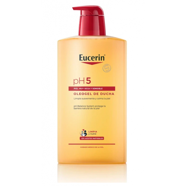 EUCERIN OLEOGEL DUCHA PIEL SECA 1 L