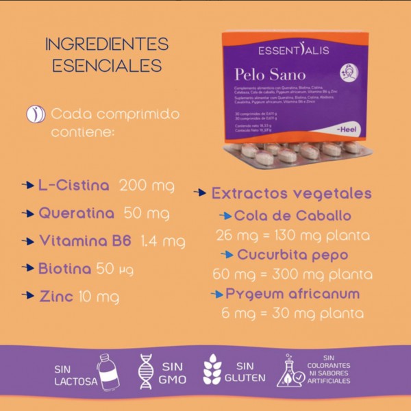 ESSENTIALIS PELO SANO 30 COMP