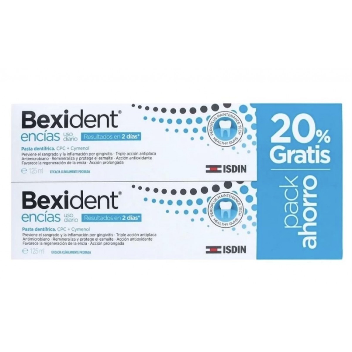 BEXIDENT DUPLO PASTA ENCÍAS 2 X 125