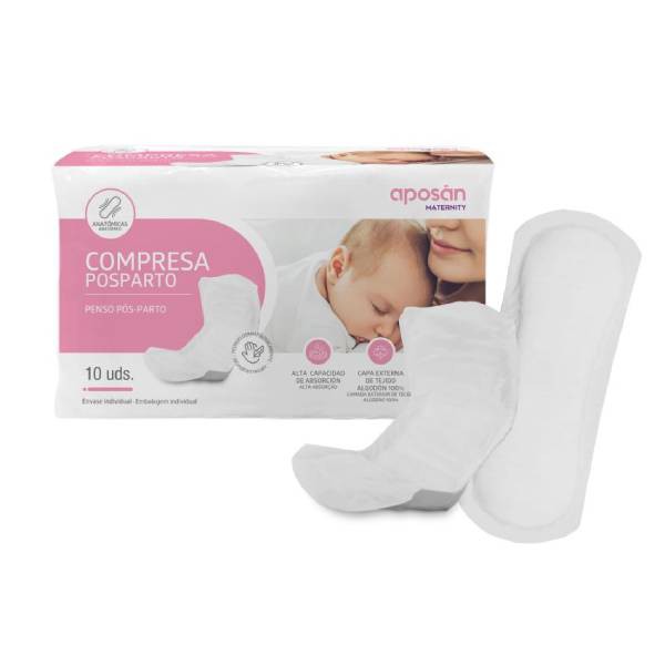 Aposan Maternity Compresa Posparto 10 uds