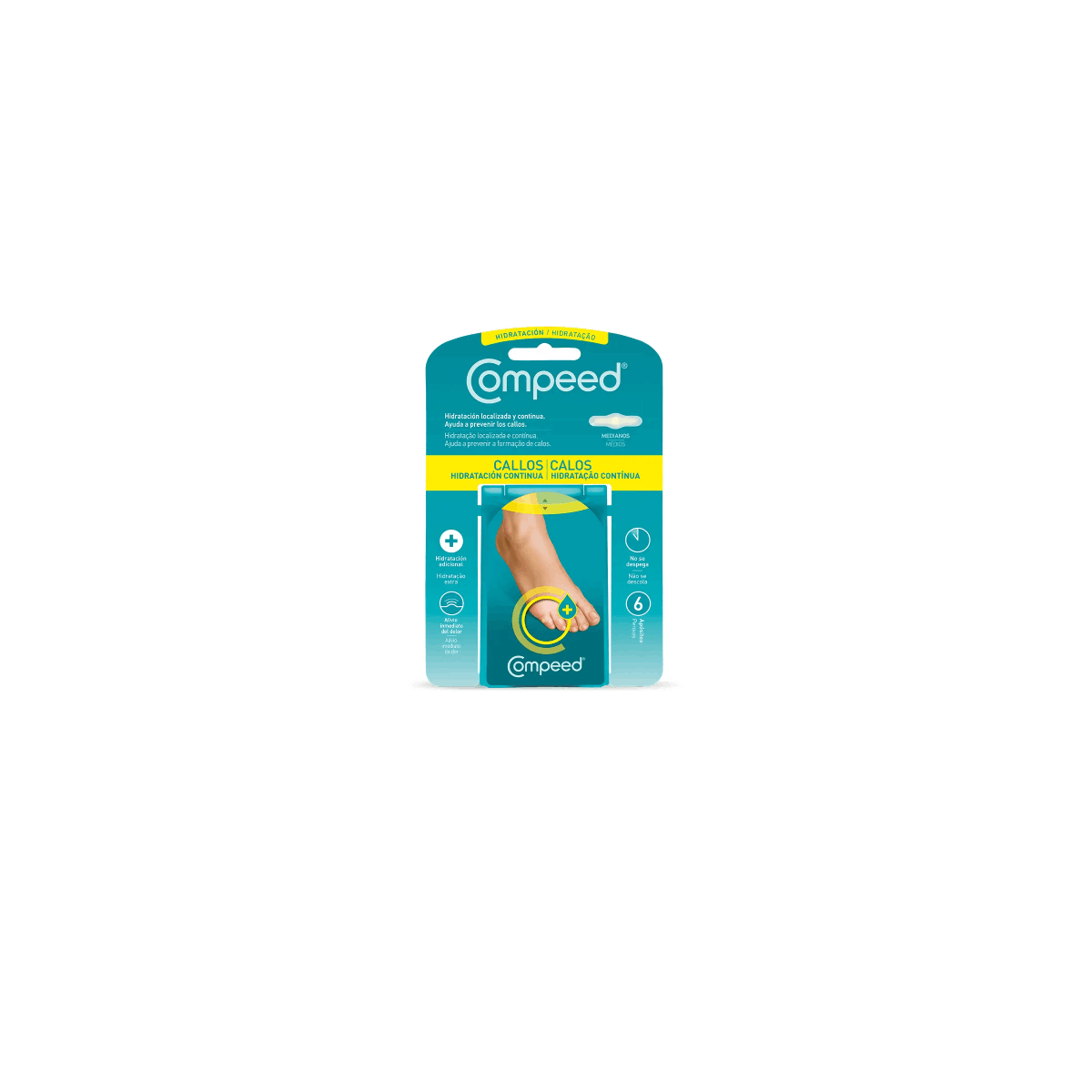 COMPEED CALLOS HIDRATACION CONTINUA 6 UNIDADES