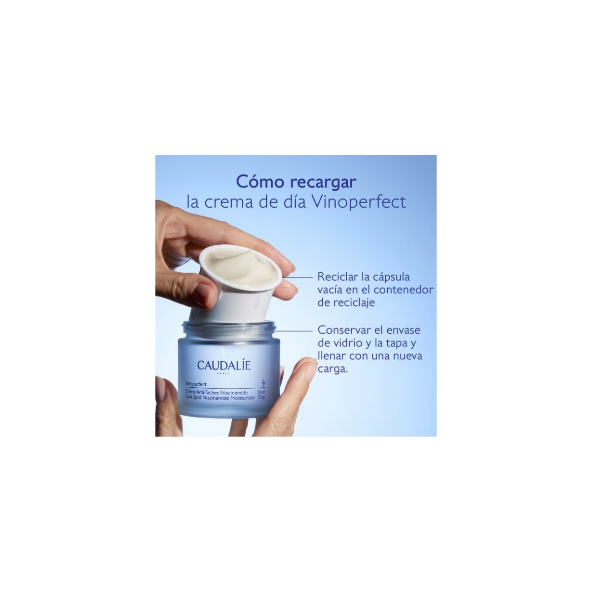 CAUDALIE VINOPERFECT RECARGA CREMA DIA 50 ML