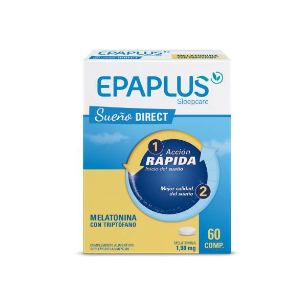 EPAPLUS SLEEPCARE MELATONINA CON TRIPTOFANO 60 COMPRIMIDOS