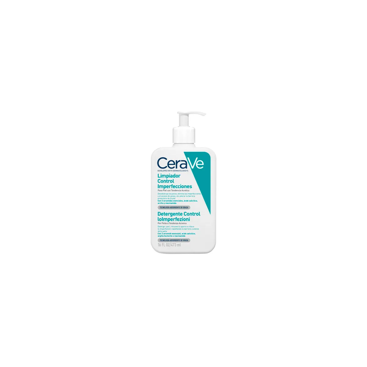 LIMPIADOR CONTROL IMPERFECCIONES CERAVE 473ml