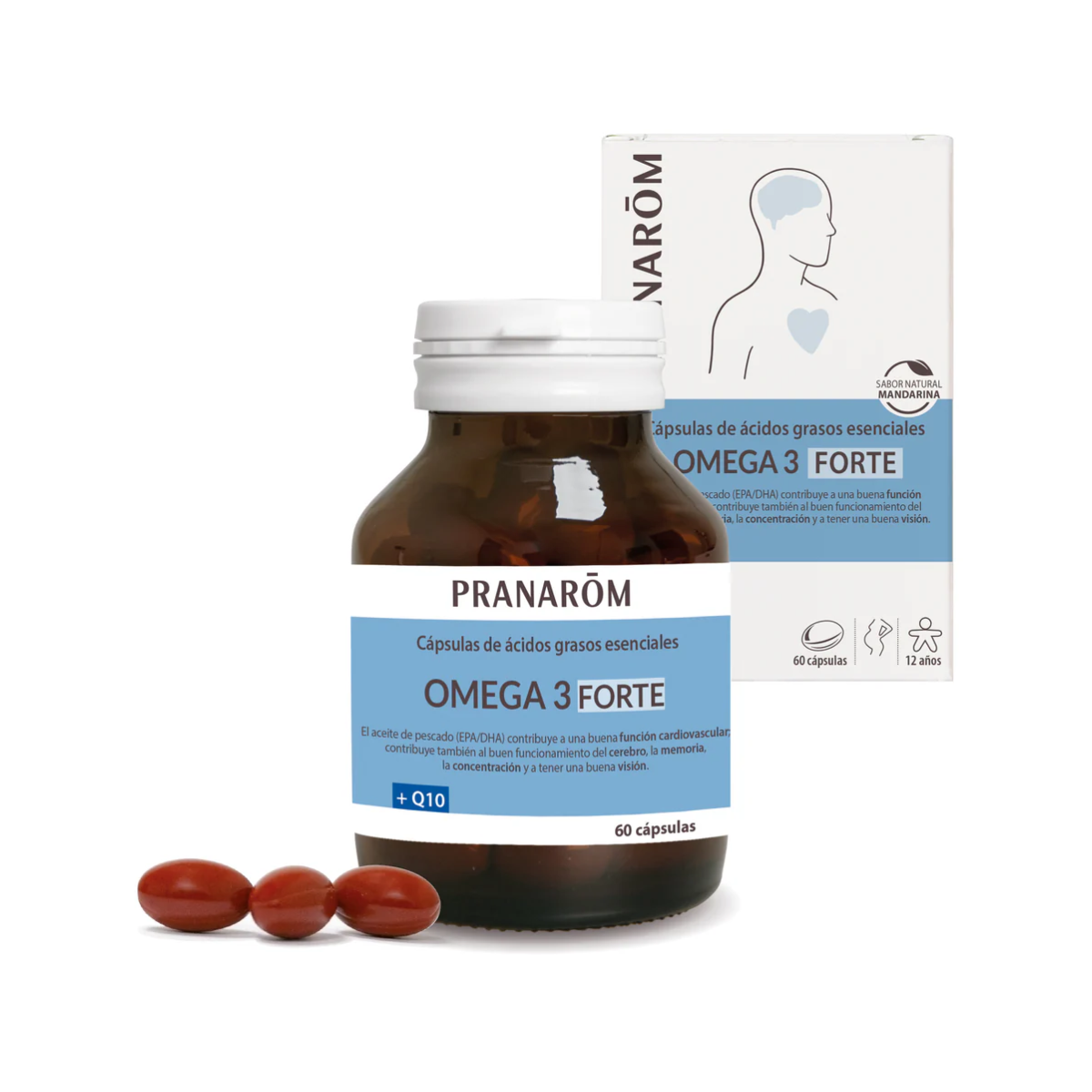 PRANAROM OMEGA 3 FORTE 60 CAPSULAS