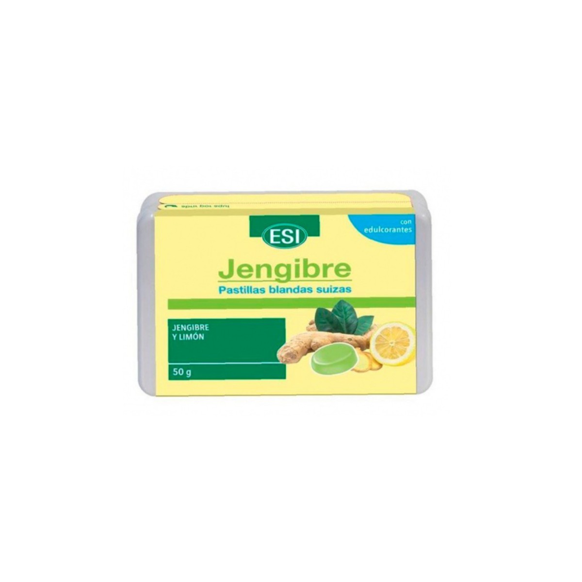 ESI PASTILLAS BLANDAS SUIZAS DE JENGIBRE Y LIMON