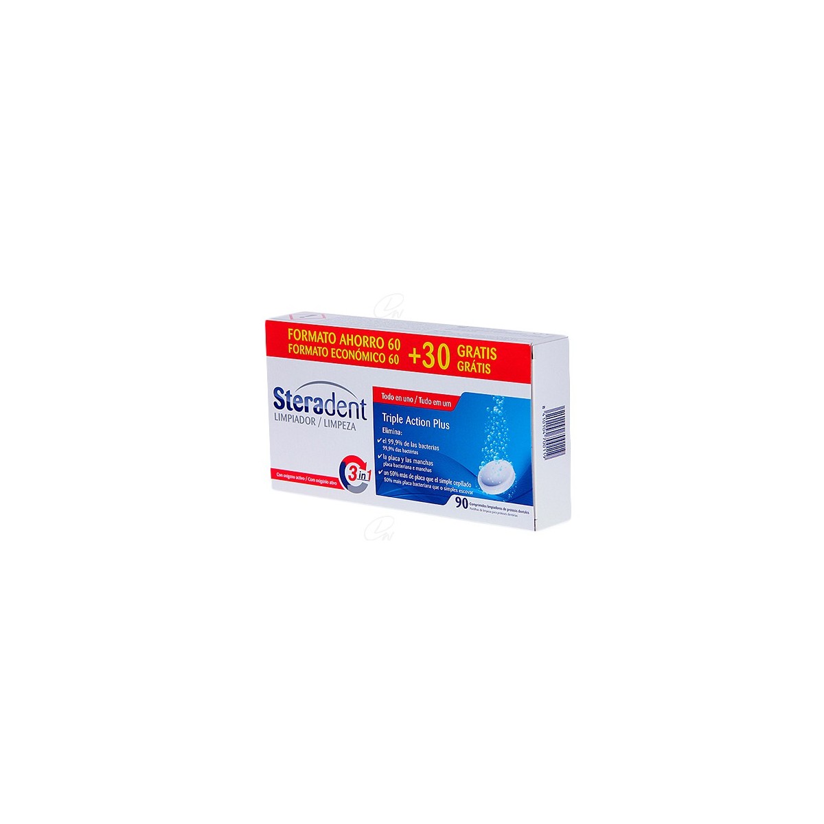 STERADENT TRIPLE ACCION PLUS 90 COMP