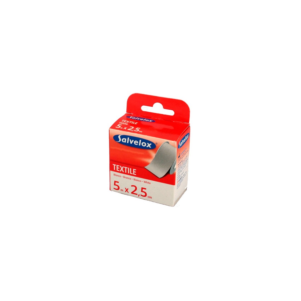 ESPARADRAPO TEXTIL BLANCO 5 X 25
