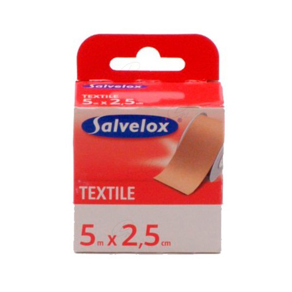 ESPARADRAPO TEXTIL CARNE 5 X 25