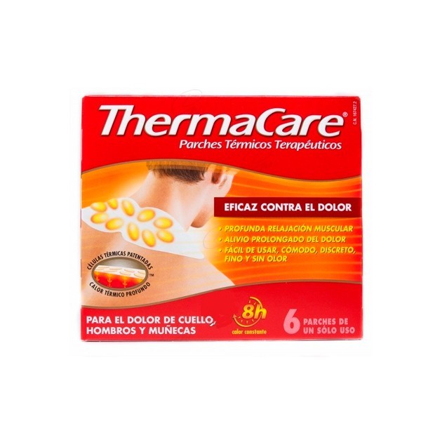 THERMACARE CUELLO HOMBROS Y MUÑECAS 6 PARCHES