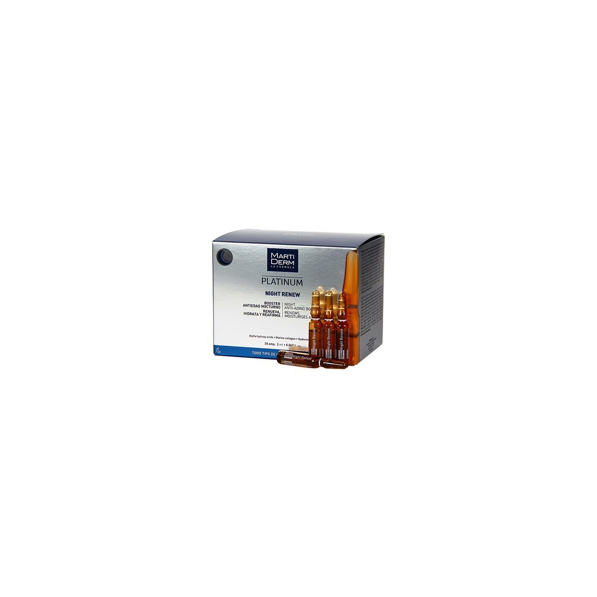 MARTIDERM PLATINUM NIGHT RENEW 30 AMPOLLAS