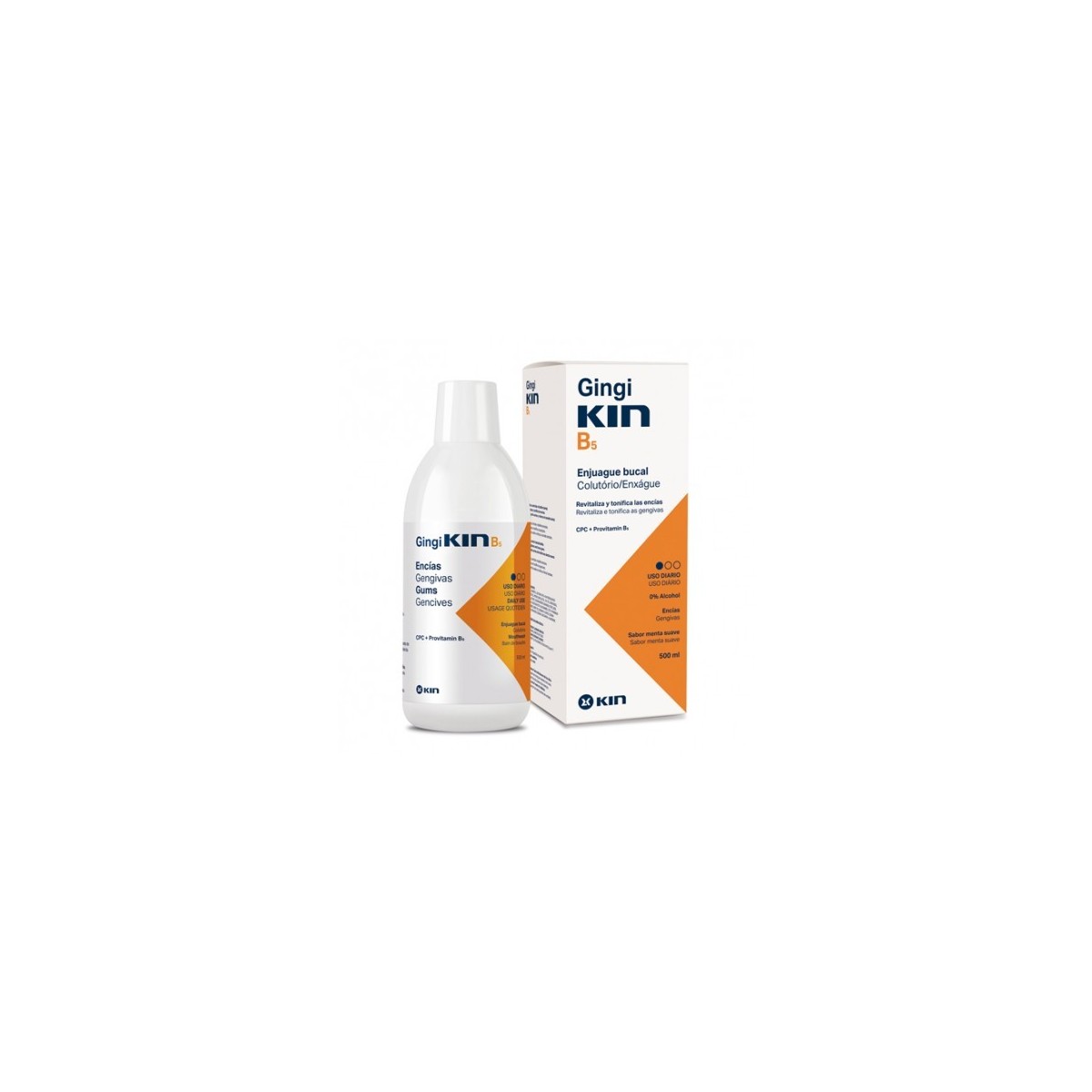 GINGI KIN PLUS ENJUAGUE BUCAL 500 ML