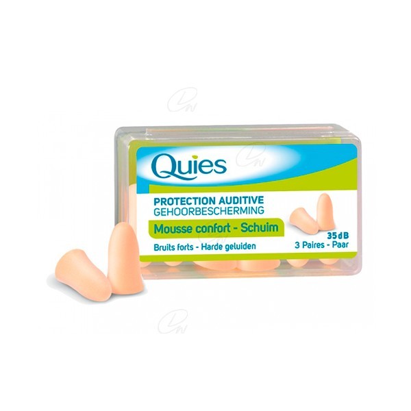 QUIES TAPONES OIDOS GOMA 6 U