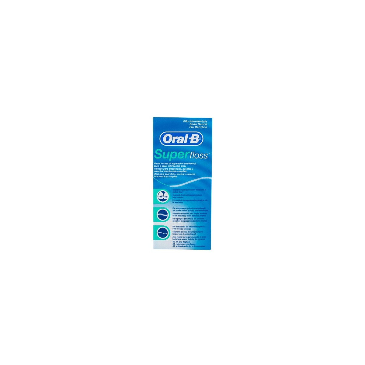 ORAL B SEDA DENTAL SUPERFLOSS 50 M