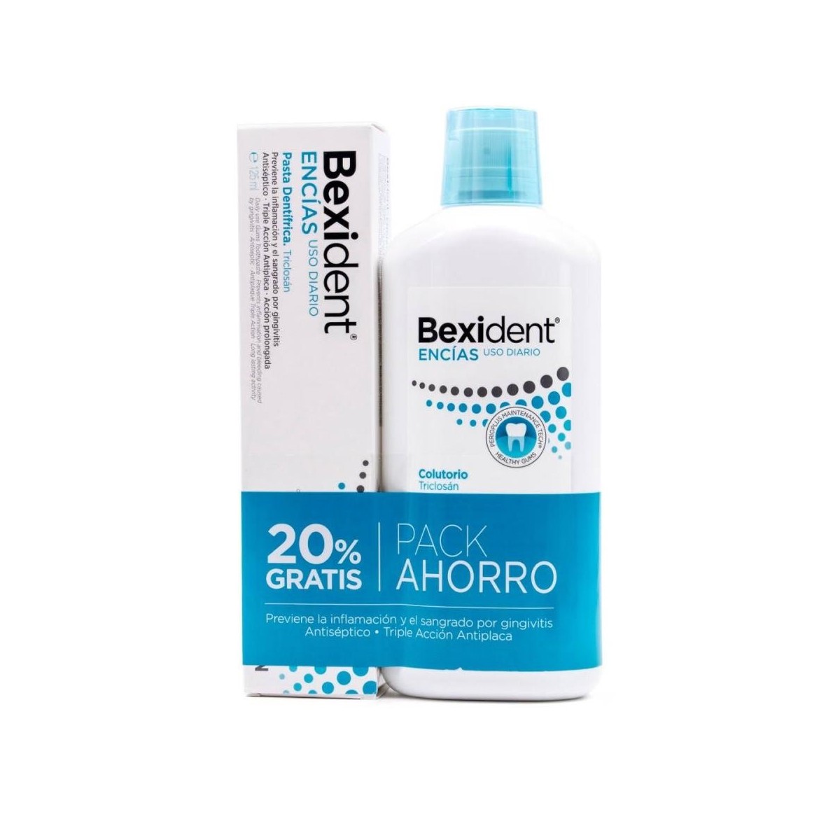 BEXIDENT PACK ENCÍAS:COLUTORIO 500ml  PASTA 125ml