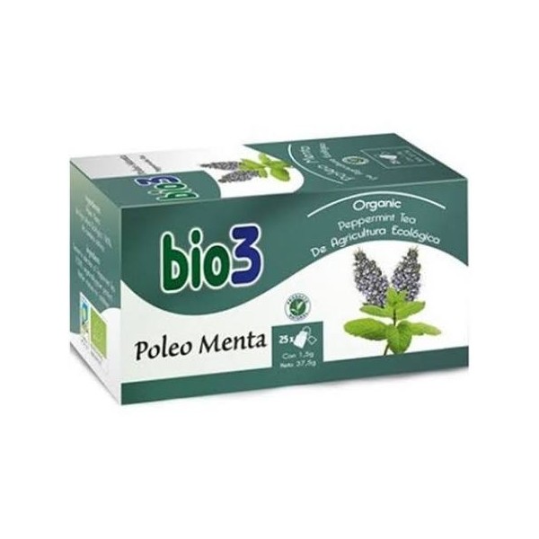 Bio3 Poleo Menta 25 Bolsitas
