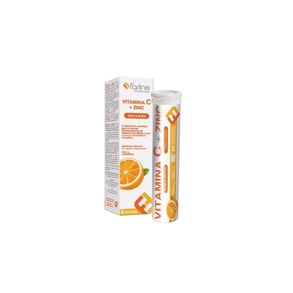 FARLINE COMPLEMENTOS VITAMINA C Y ZINC 20...