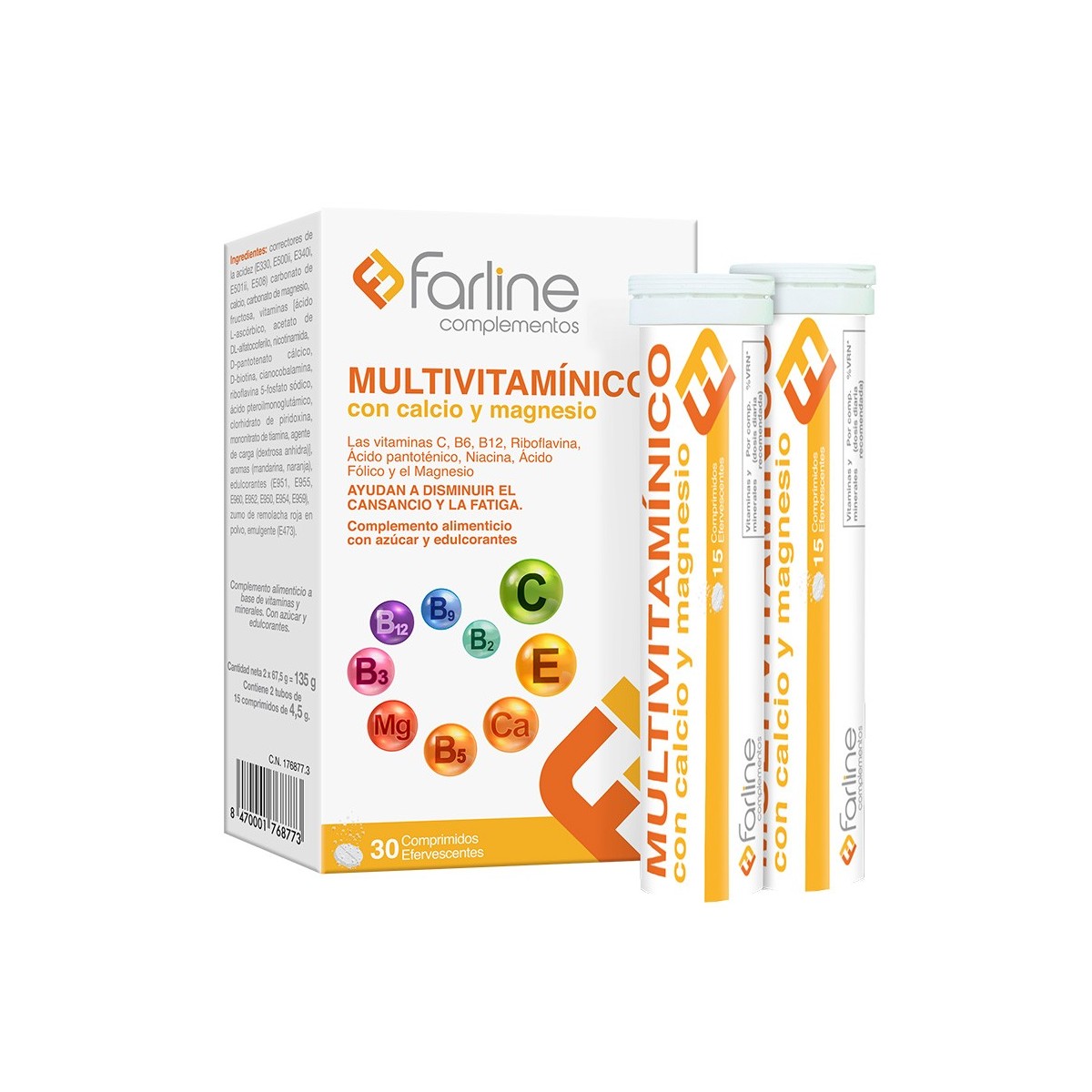 MULTIVITAMINICO FARLINE 30 COMPRIMIDOS...