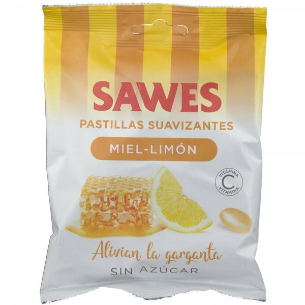 Sawes Caramelos Miel Limón sin azúcar 50 G