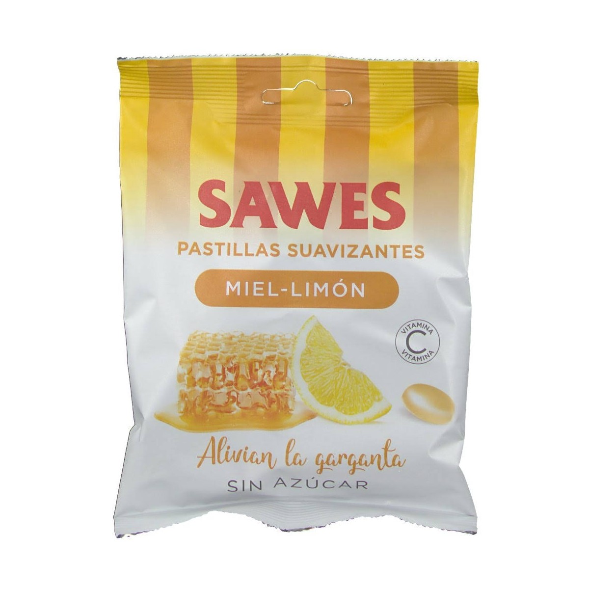 Sawes Caramelos Miel Limón sin azúcar 50 G