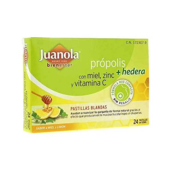 Comprimidos con Própolis y Hiedra Juanola 24 comprimidos