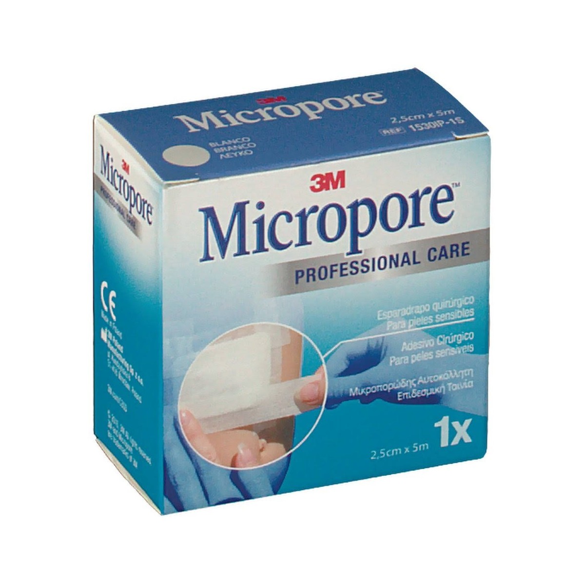Esparadrapo Micropore Blanco 5x25