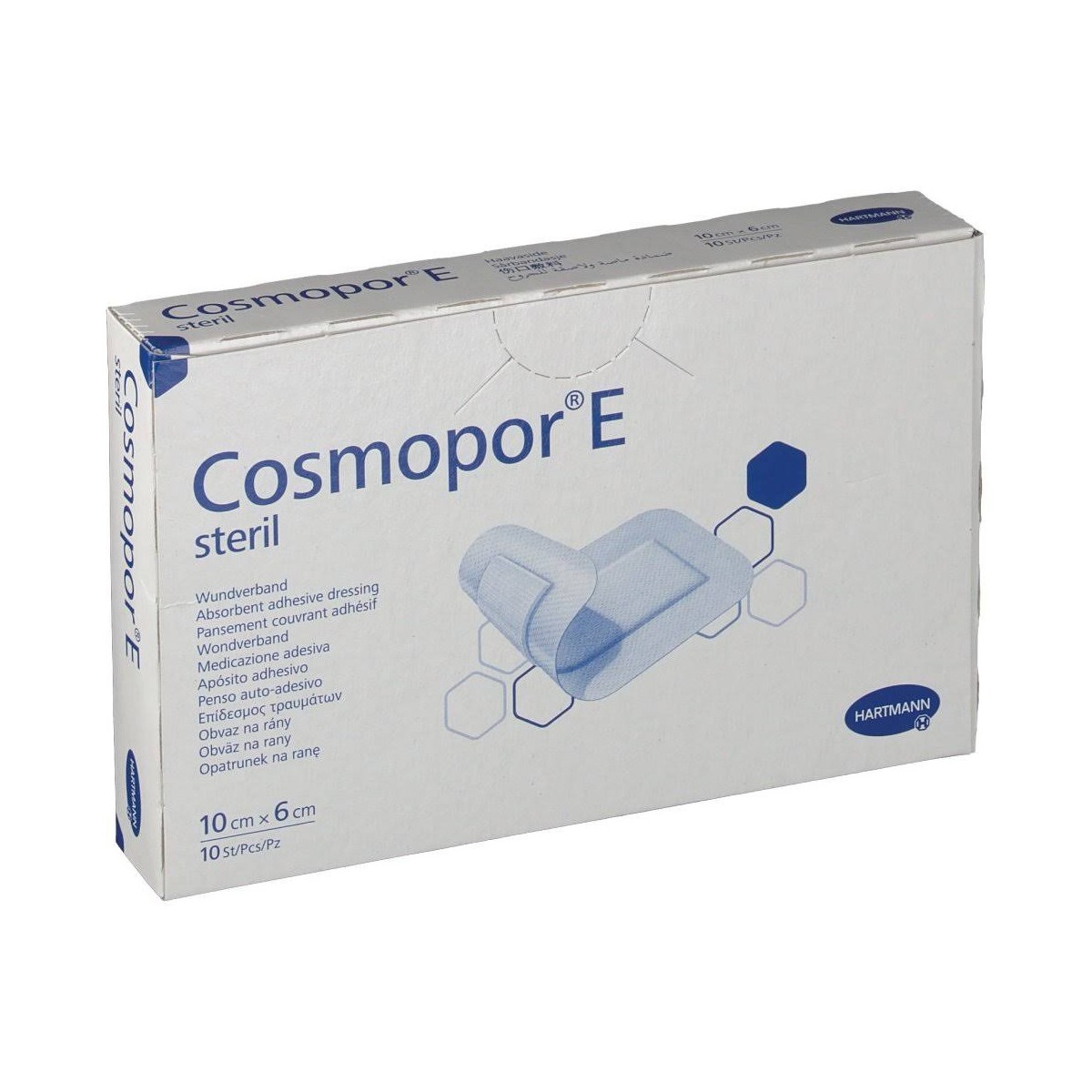 Cosmopor E Steril Apósito Adhesivo 10 x 6 cm