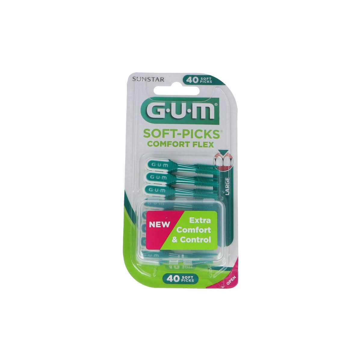 Gum Soft Picks Comfort Flex Large
