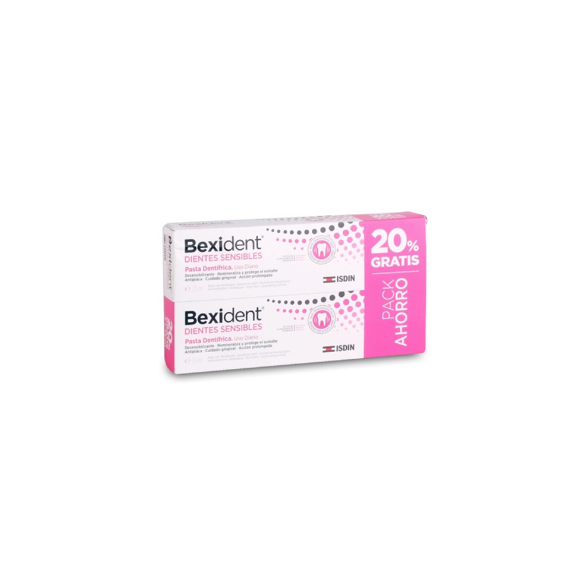 BEXIDENT DIENTES SENSIBLE PASTA DUPLO 75ML