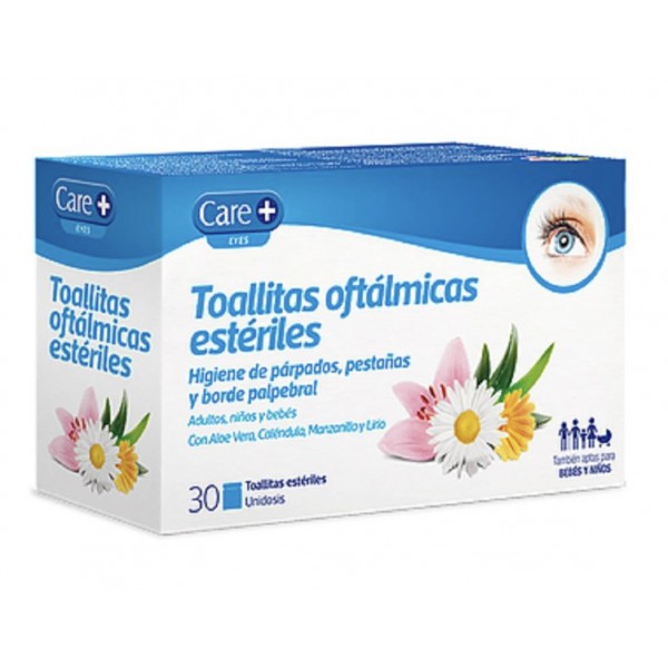 CARE TOALLITAS OFTÁLM ESTERIL 30 UDS