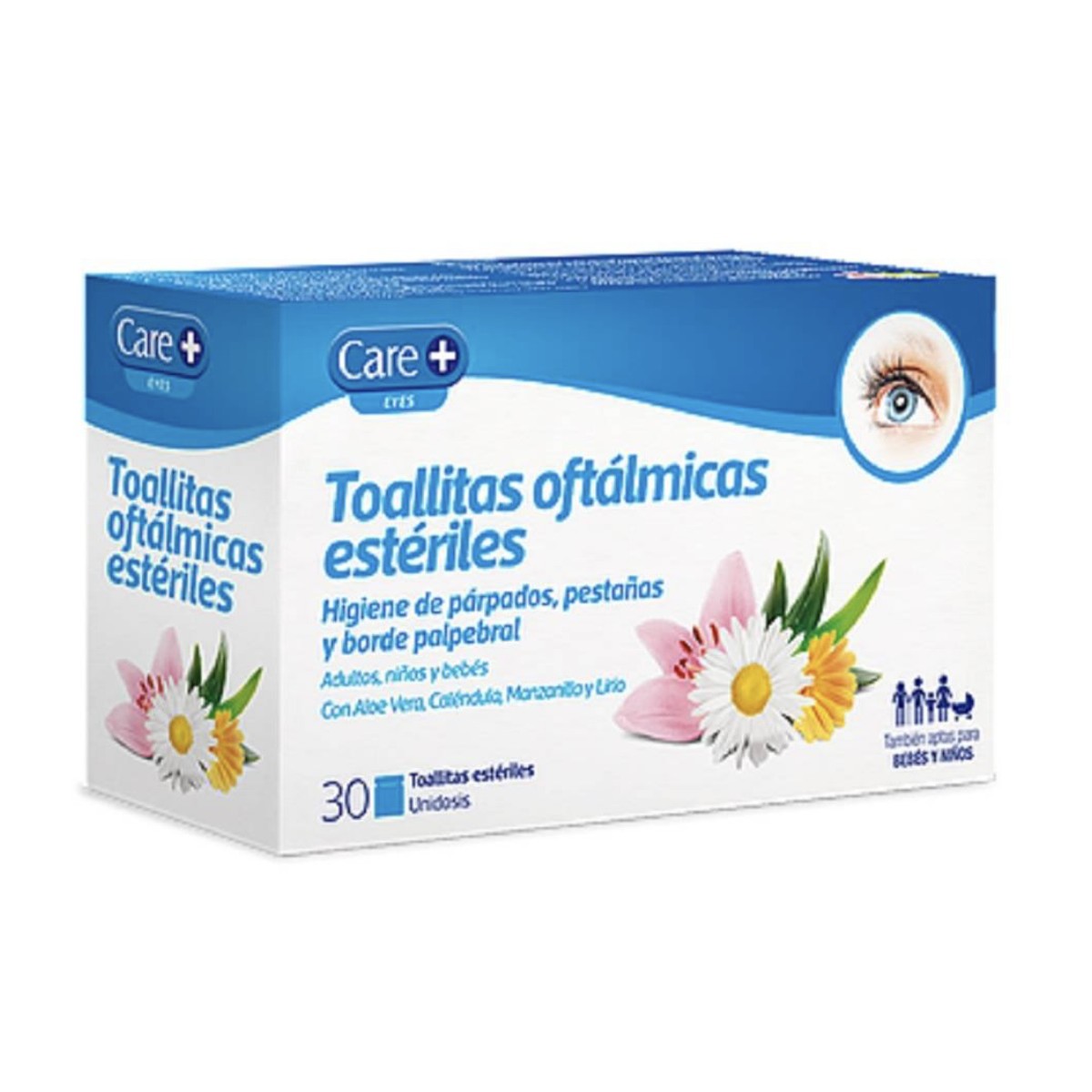 CARE TOALLITAS OFTÁLM ESTERIL 30 UDS