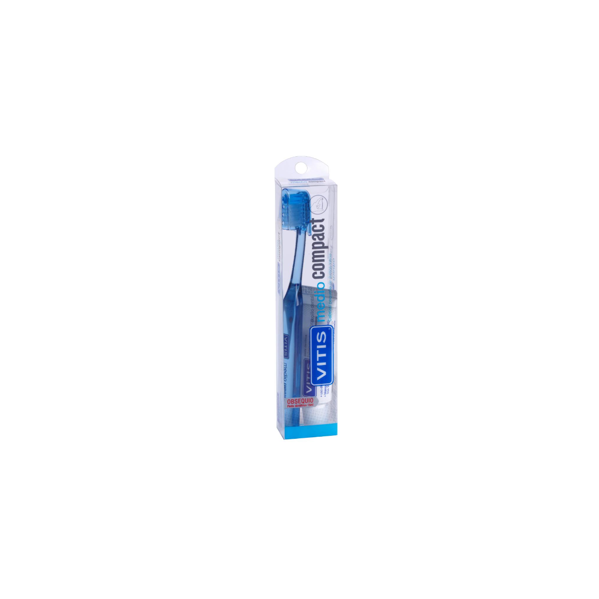 VITIS CEPILLO COMPACT MEDIO  CON PASTA 15ML