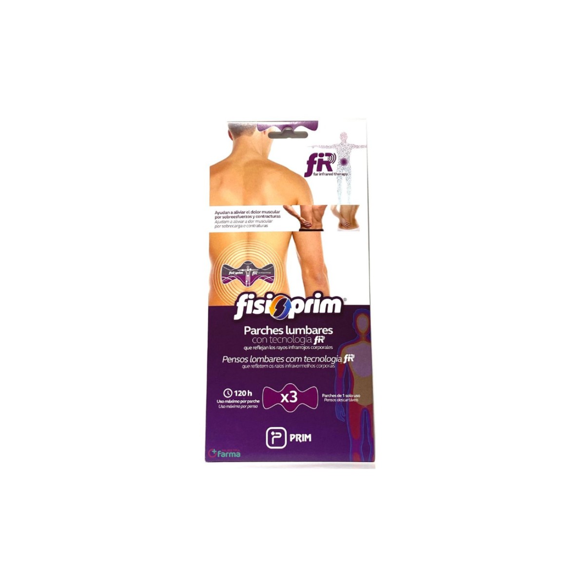FISIOPRIM PARCHES UNIVERSALES 3 PARCHES