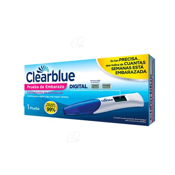 CLEARBLUE DIGITAL PRUEBA EMBARAZO INDICADOR SEMANAS